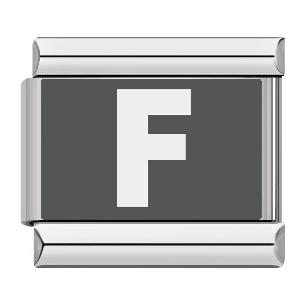 Laser 26 English Letters Charm 028