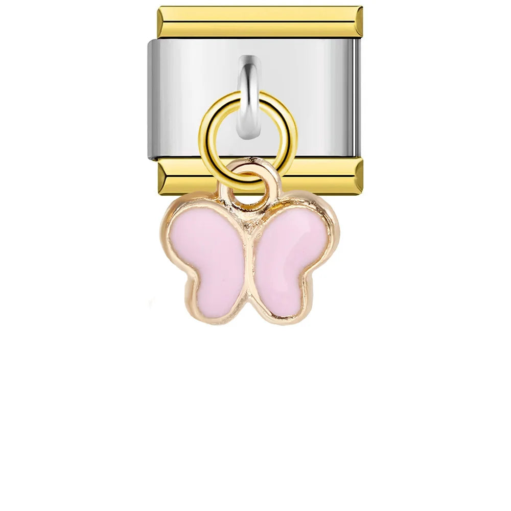 Butterfly Italian Charm Links 076