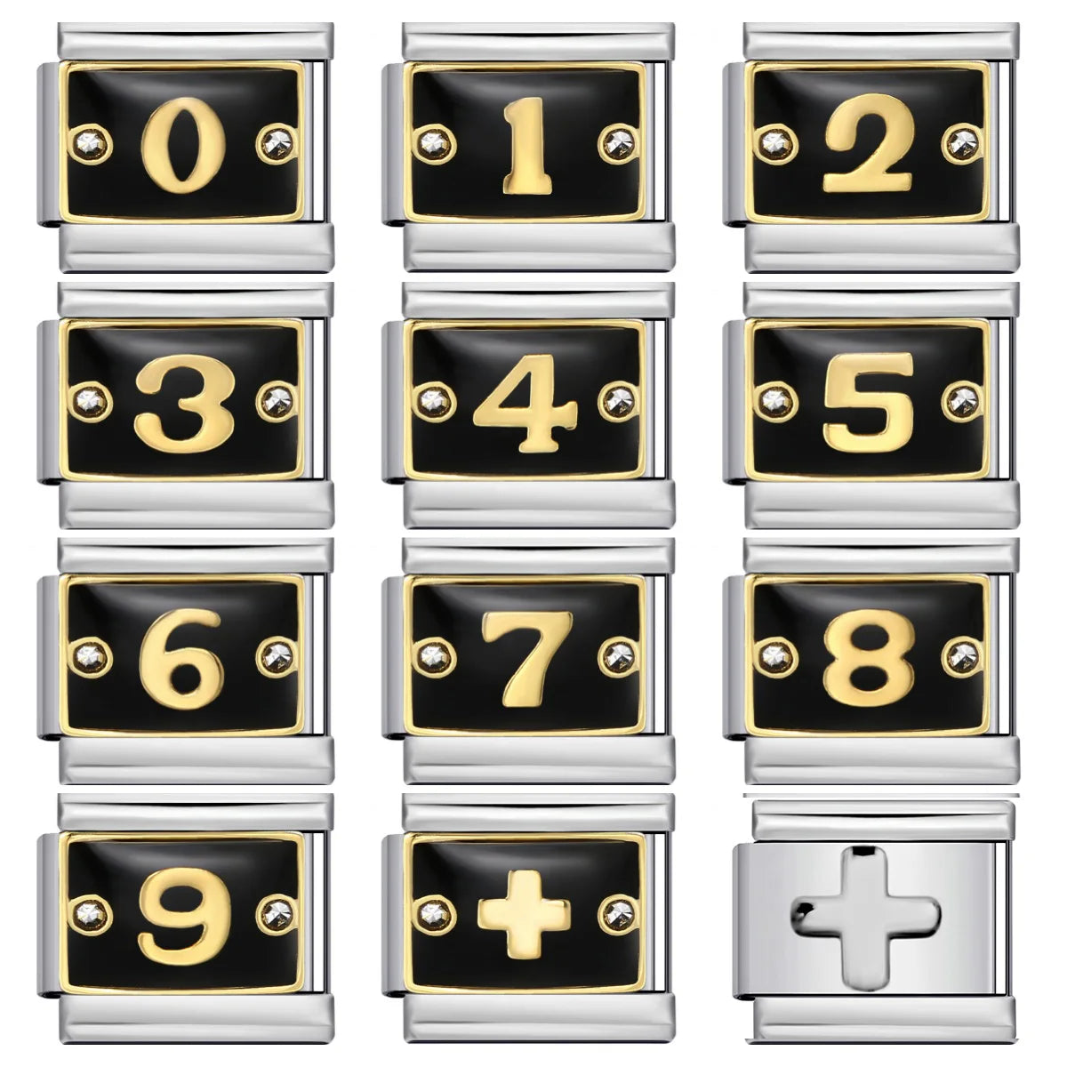 0-9 Number Italian Charm 254