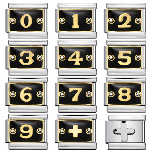 0-9 Number Italian Charm 254