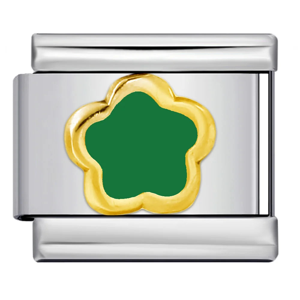 Flower Italian Charm Link 480