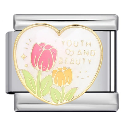 Flower Italian Charm Link 229