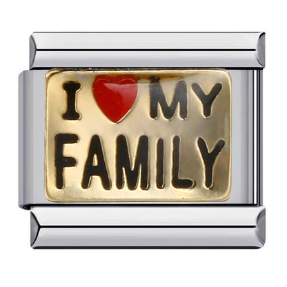 Words Italian Charm Link 328