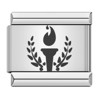 Laser Italian Charms Links 113