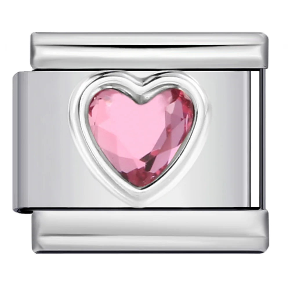 Colorful Zirconia Italian Charm 506