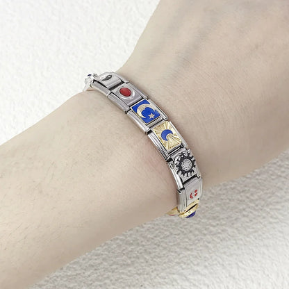 Flower Italian Charm Link 480