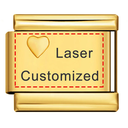 Laser Customized Italian Charm 415