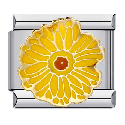 Flower Italian Charm Links 073