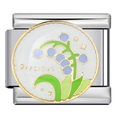 Flower Italian Charm Link 229