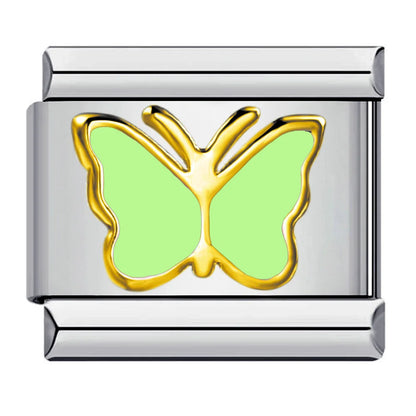 Butterfly Italian Charm Link 479