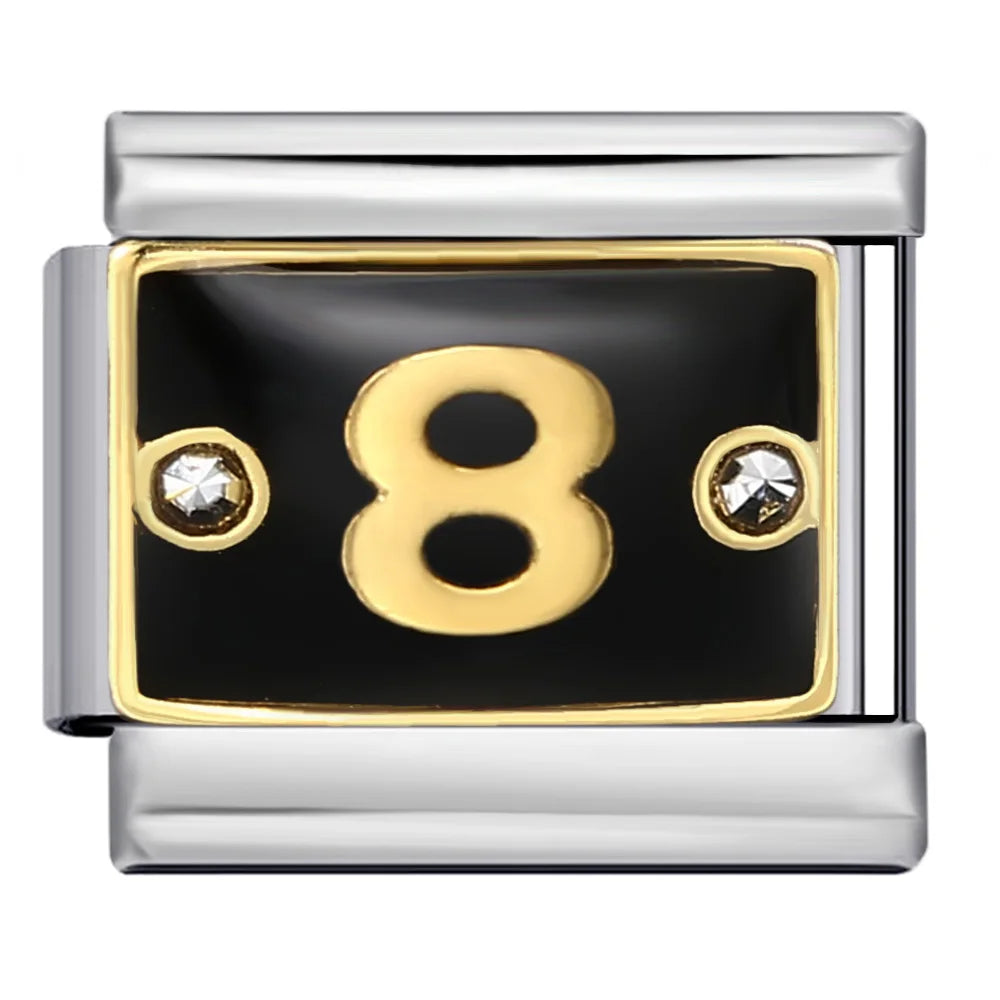 0-9 Number Italian Charm 254