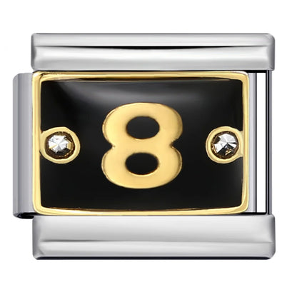 0-9 Number Italian Charm 254