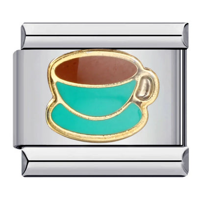 Coffee Italian Charm Links 122