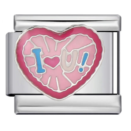 Heart Italian Charm Link 258