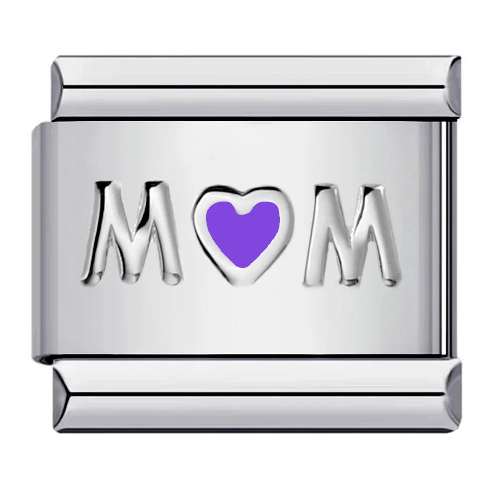 Mom Italian Charm Link 450