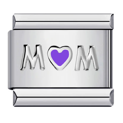 Mom Italian Charm Link 450