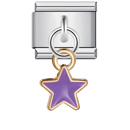 Star Italian Charm Links 078