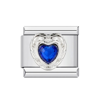 Heart Italian Charm Links 027