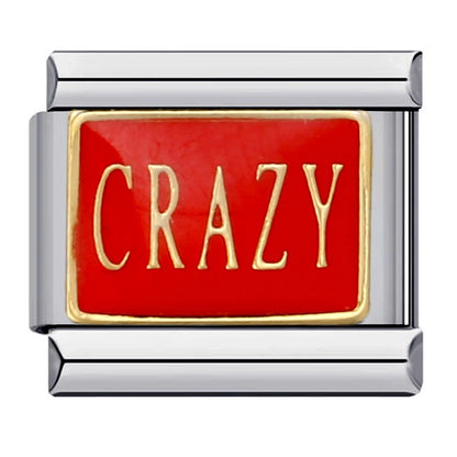 Words Italian Charm Links 079