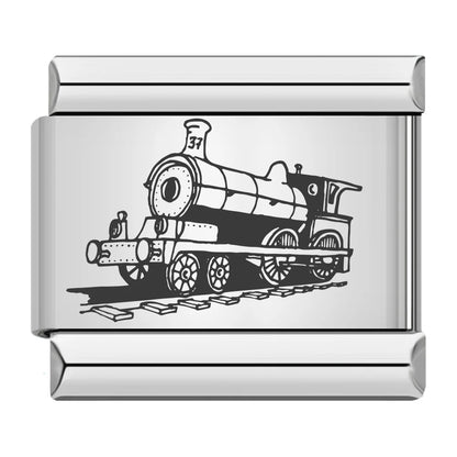 Laser Italian Charm Links 047