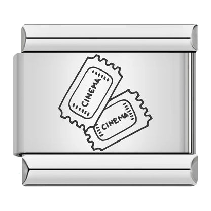 Laser Italian Charm Link 500