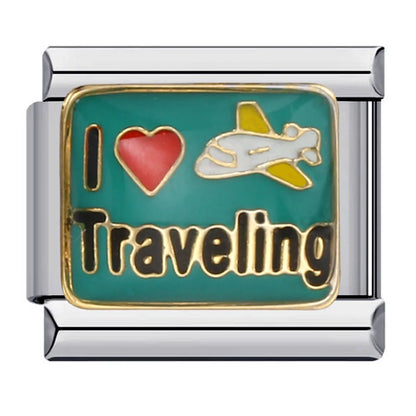 Words Italian Charm Link 328