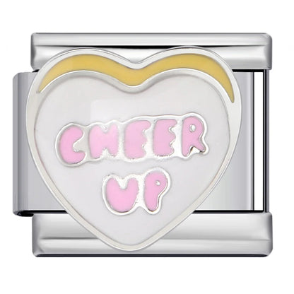 Heart Italian Charm Link 275