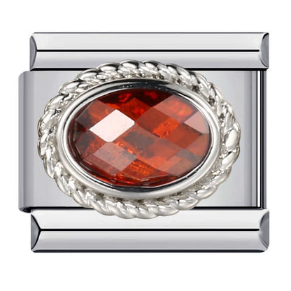 Zirconia Italian Charm Links 146