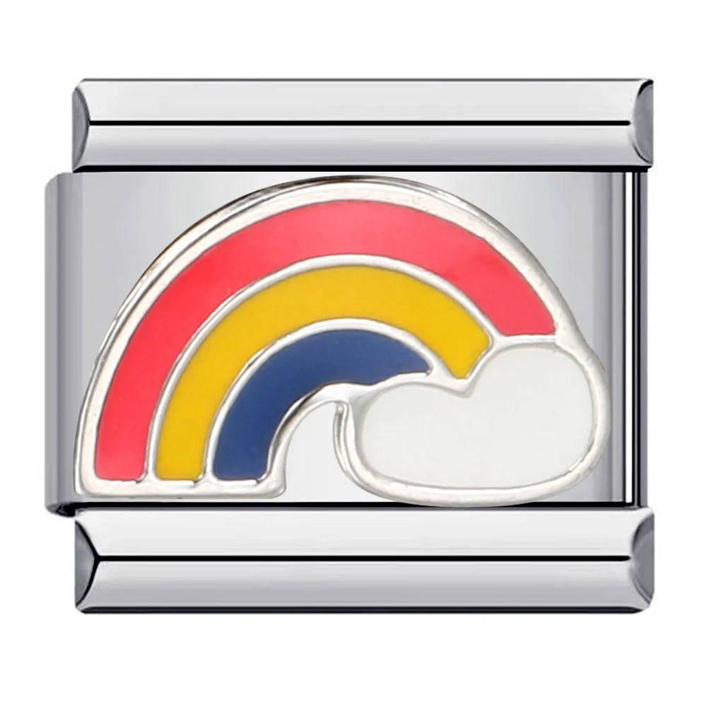 Rainbow Italian Charm Links 151
