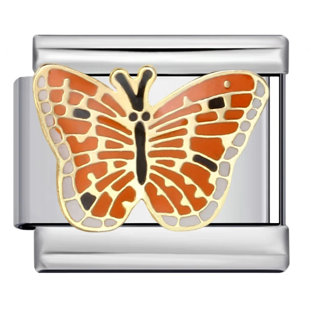 Butterfly Italian Charm Links 099