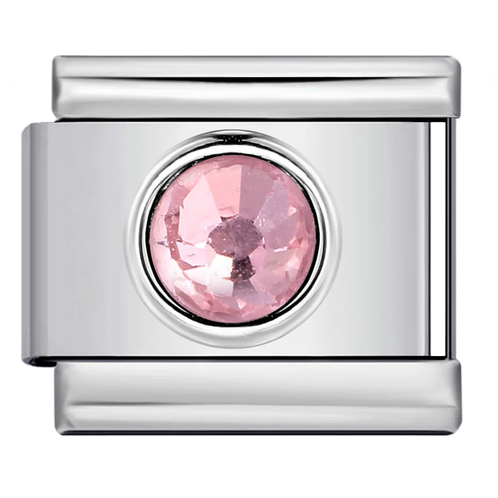 Colorful Zirconia Italian Charm 506