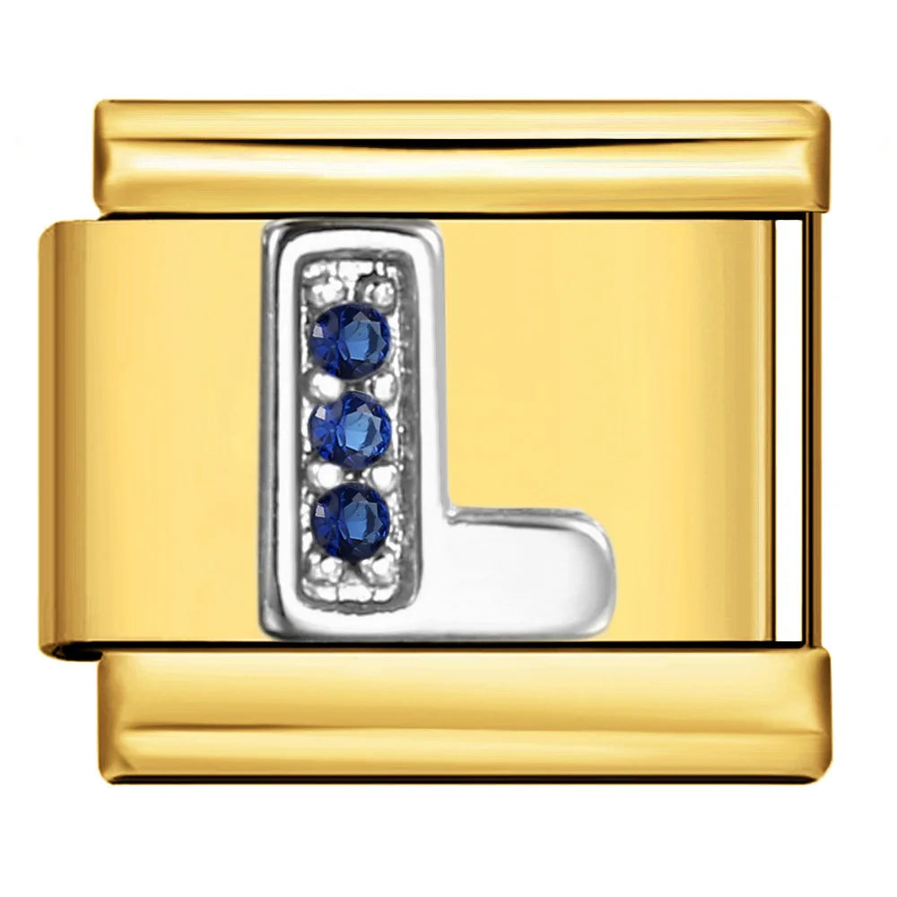 Gold Color 26 English Letters 383