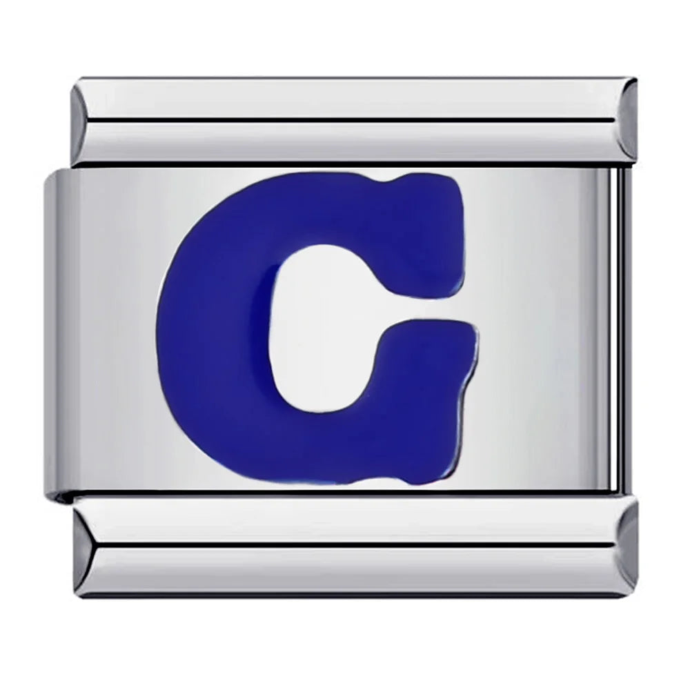 Blue Color 26 English Letters 002
