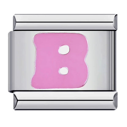 Pink 26 English Letters