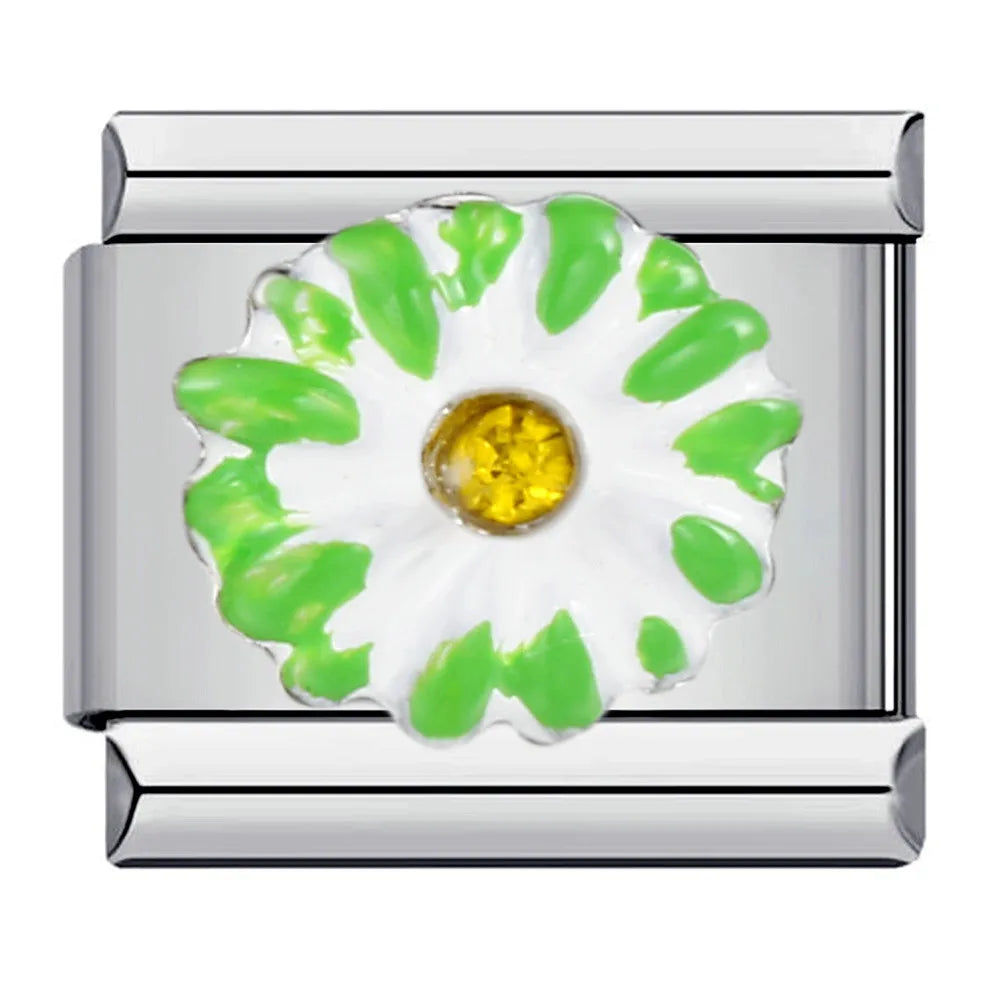 Flower Italian Charm Links 141