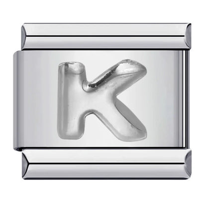 Silver Color 26 English Letters 174