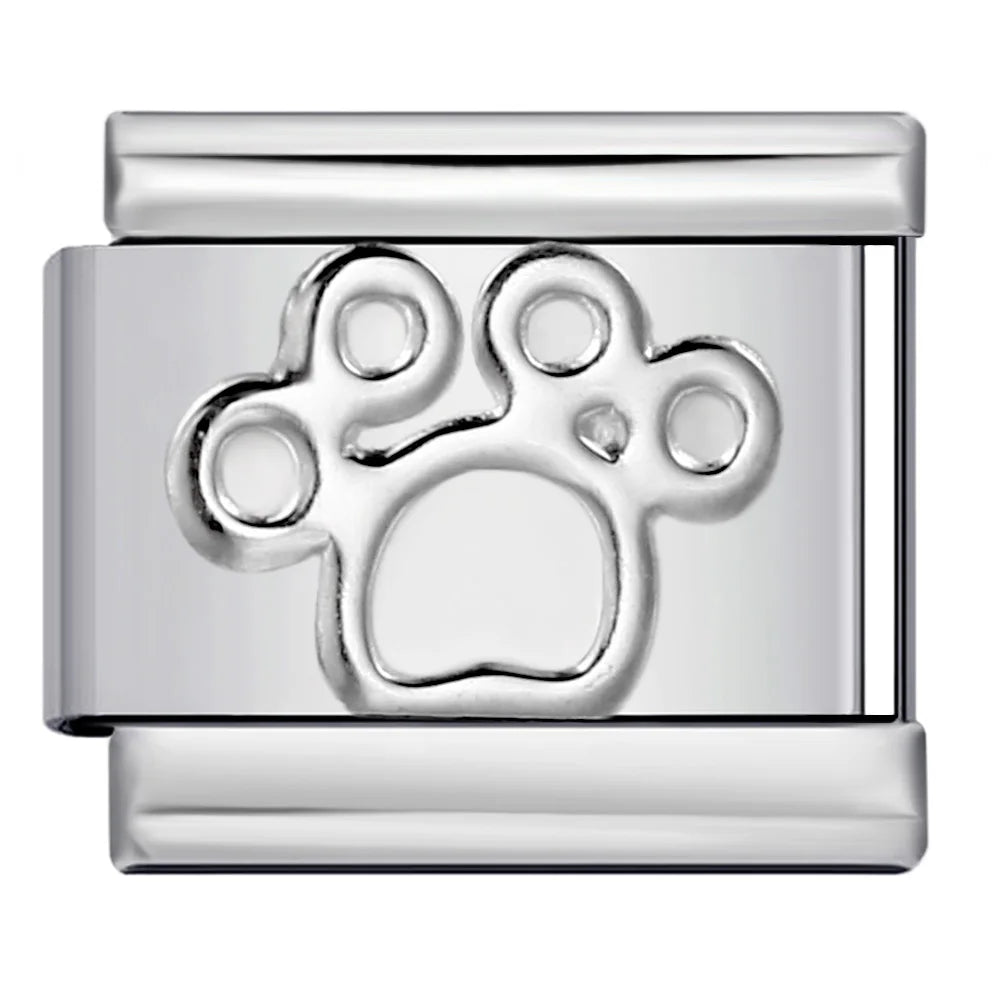 Dog Cat Italian Charm Link 167