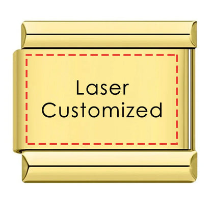 Laser Customization Italian Charm 514