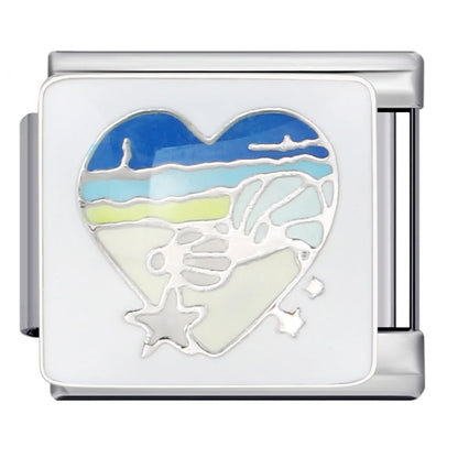 Ocean Italian Charm Link 322