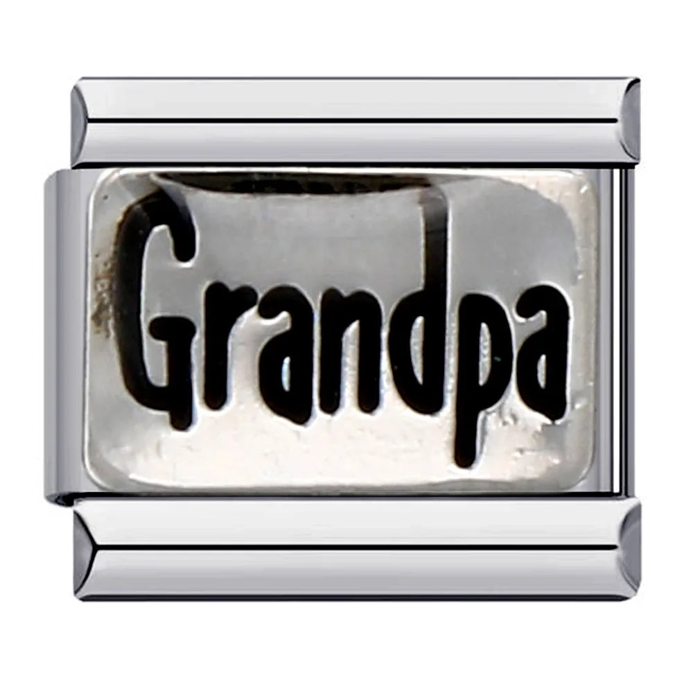 Words Italian Charm Links 072