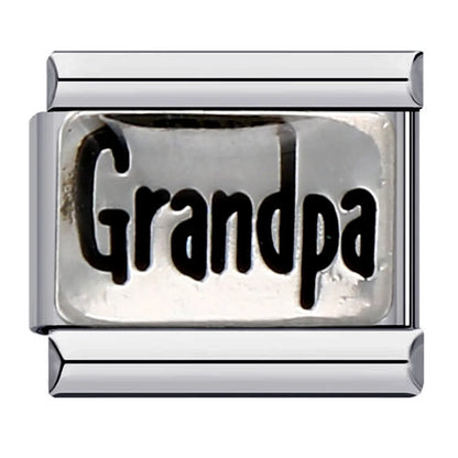 Words Italian Charm Links 072