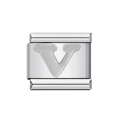 Silver Color 26 English Letter 071