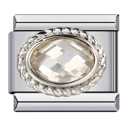 Zirconia Italian Charm Links 146