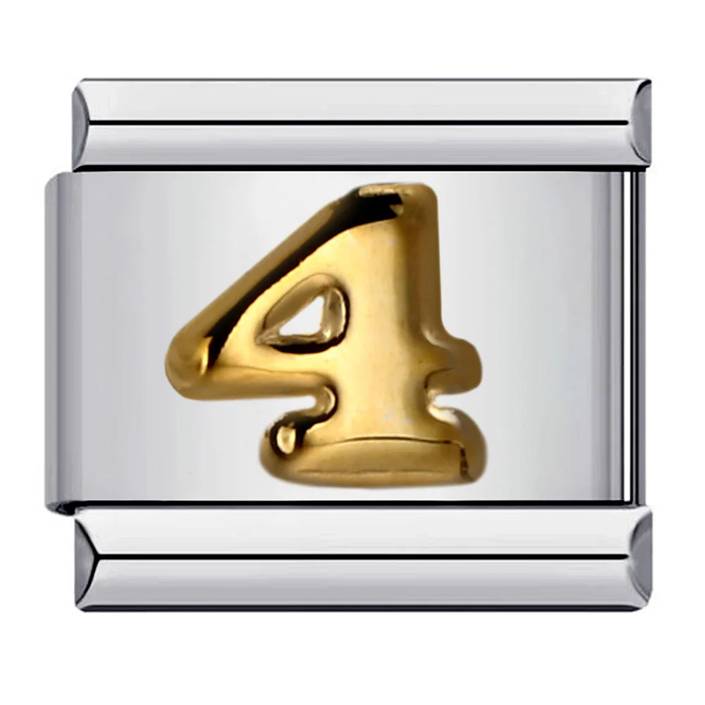 0-9 Number Italian Charm Links 069
