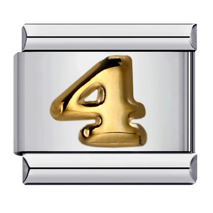 0-9 Number Italian Charm Links 069