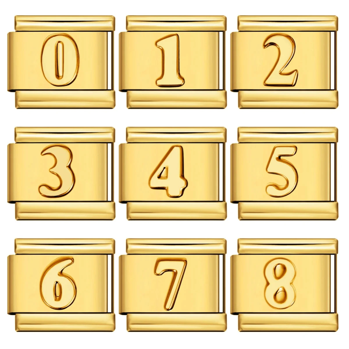0-9 Number Italian Charm 263