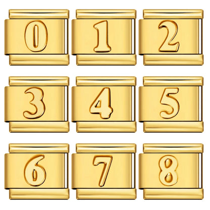 0-9 Number Italian Charm 263