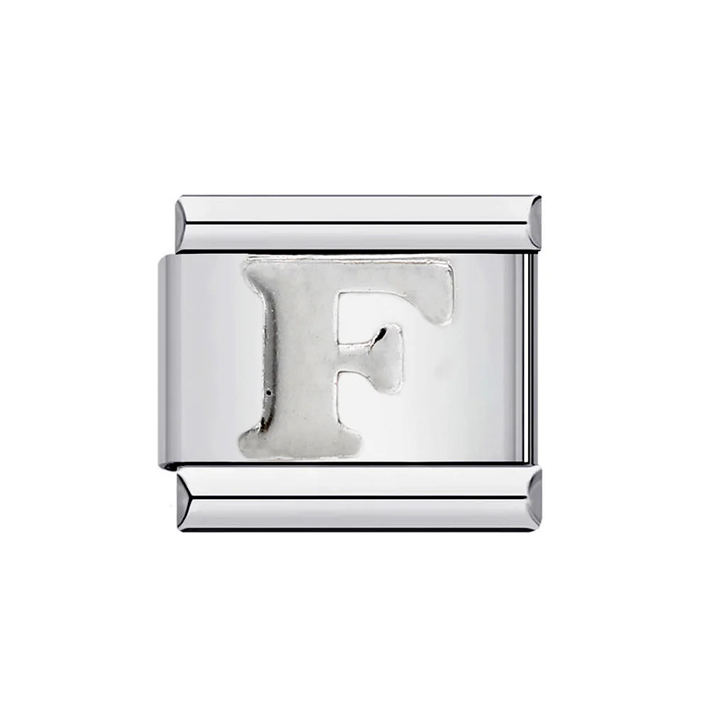 Silver Color 26 English Letter 071