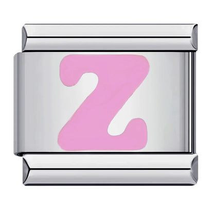 Pink Color 26 English Letters 018