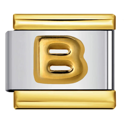 Gold Color 26 English Letters 340